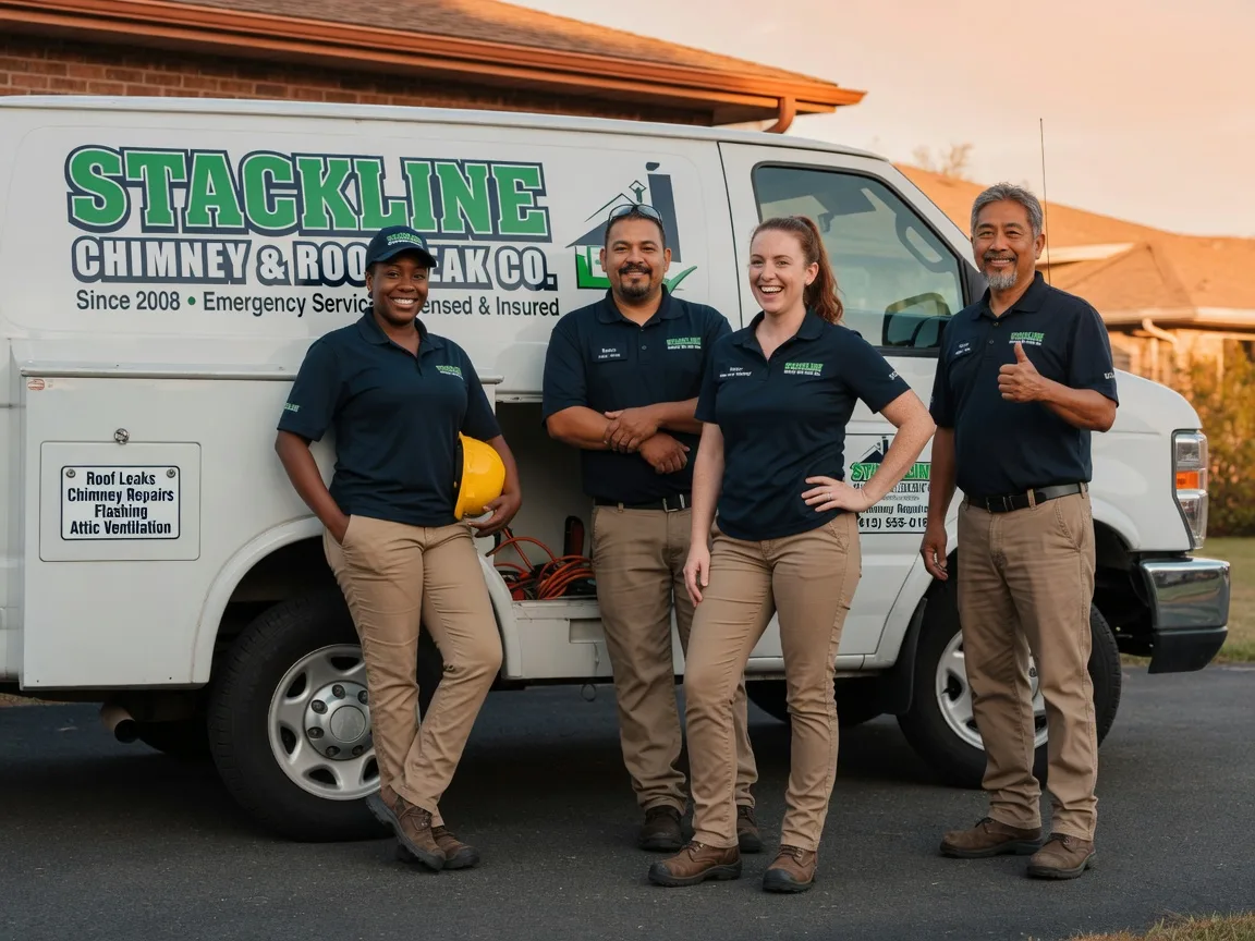 Chimney flashing repair company in Menno, SD
